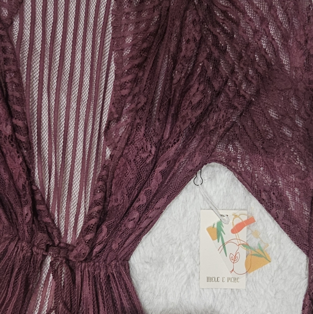 Mele E pere . Small beautiful wine intime dress.